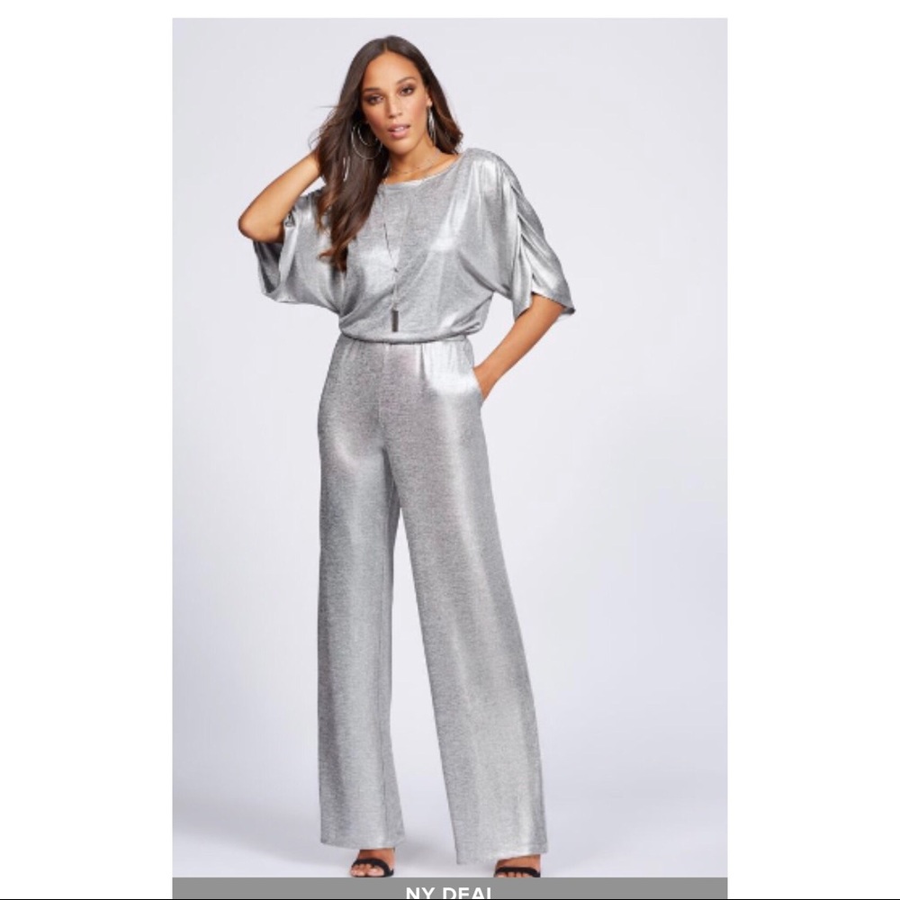 Never Worn silver Romper